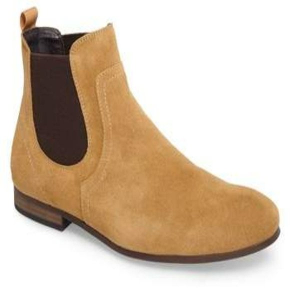 The Rail Other - Men's The Rail Brysen Chelsea Boot Size 43M Tan Brown Leather Suede Pull On